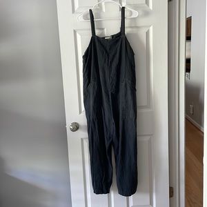 Universal Thread utility cropped jumpsuit - small, gray